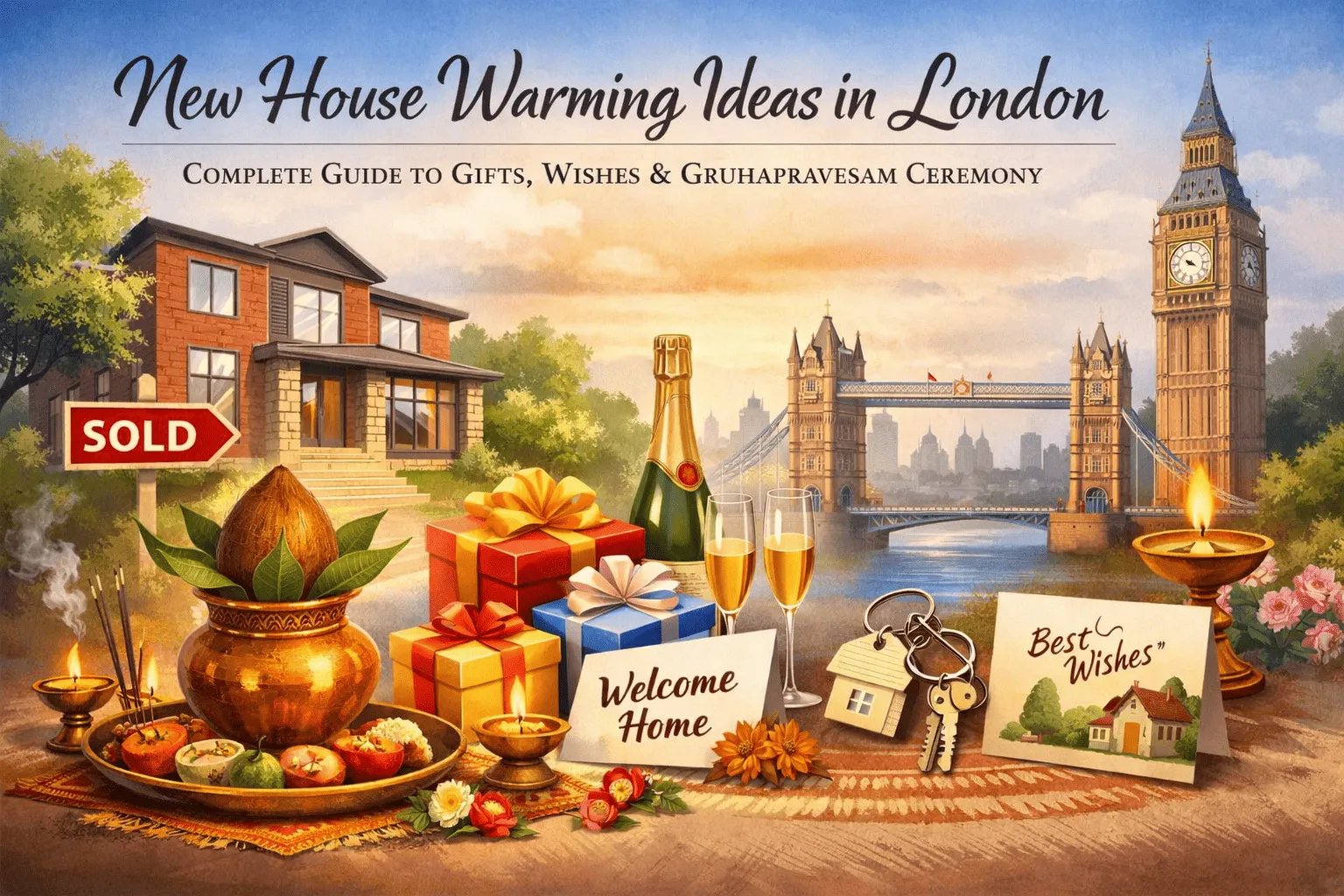 New House Warming Ideas in London: Complete Guide to Gifts, Wishes & Gruhapravesam Ceremony
