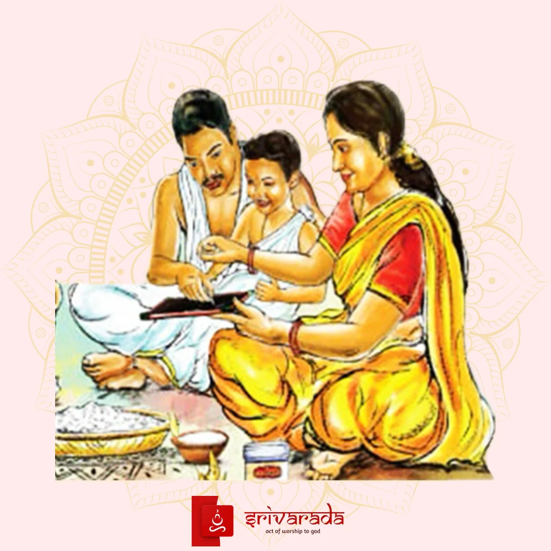 Aksharabhyasam - Samskaram service
